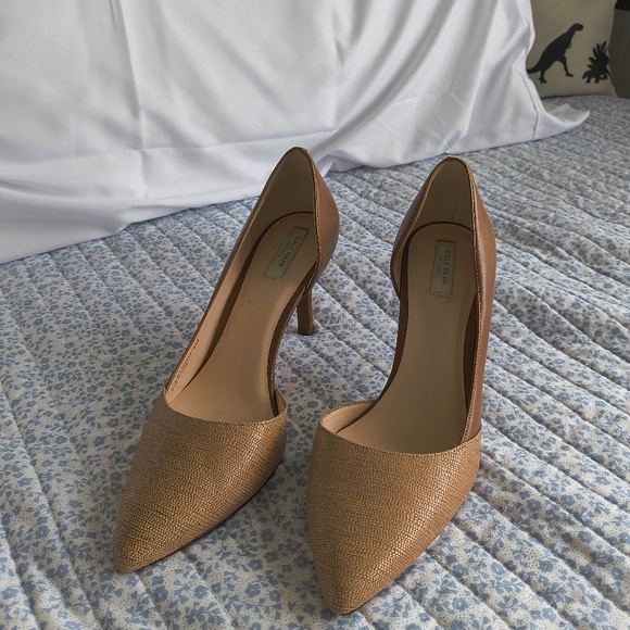Cole Haan Two Toned Pointed Heels - Picture 2 of 4